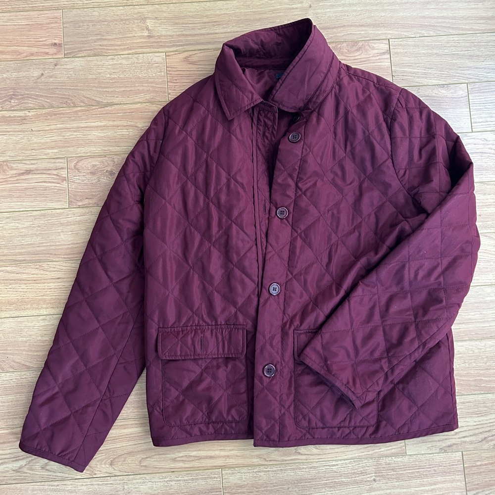 Quilted Burgundy Jacket